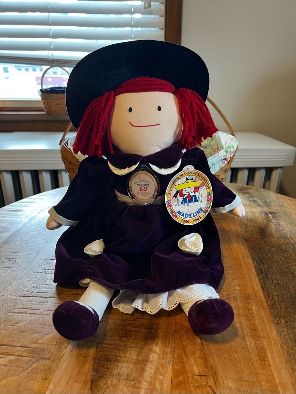 Madeline Velvet Collectible 60th Anniversary Doll- Eden